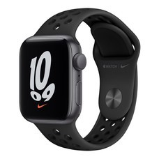 Apple Watch Nike SE GPS, 40mm, Space Gray Aluminium Case, Black Nike Sport Band