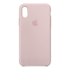 Silicone Case for iPhone X - สีชมพูพิงค์