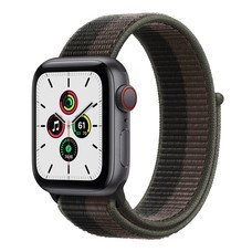 Apple Watch SE GPS+Cellular, 40mm, Space Gray Aluminium Case, Gray Sport Loop