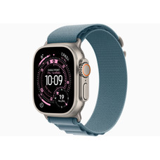 Apple Watch Ultra 3 GPS + Cellular 49mm Natural Titanium Case with Light Blue Alpine Loop