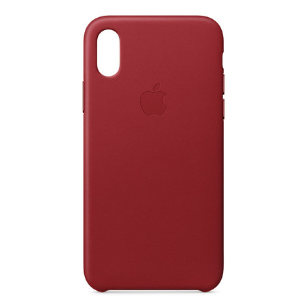 Leather Case for iPhone X - (PRODUCT)RED