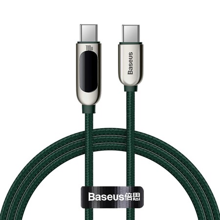 BASEUS CABLE Display Fast Charging Type C – Type C 100W,GR