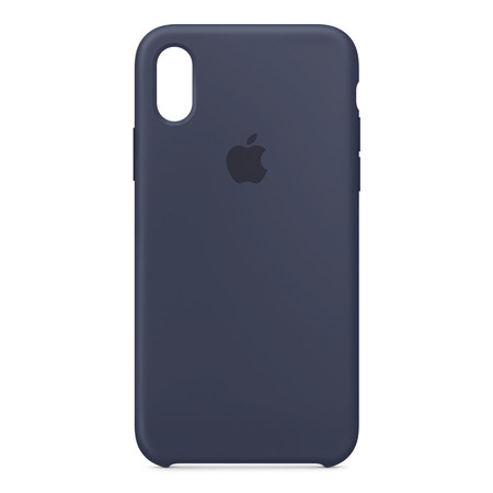 Silicone Case for iPhone X - สีมิดไนท์บลู