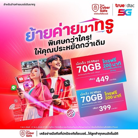 ย้ายค่ายเบอร์เดิมแพ็กแกจ Fixxy No limit