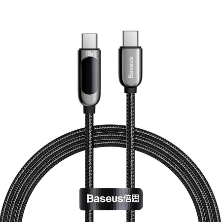 BASEUS CABLE Display Fast Charging Type C – Type C 100W,BK