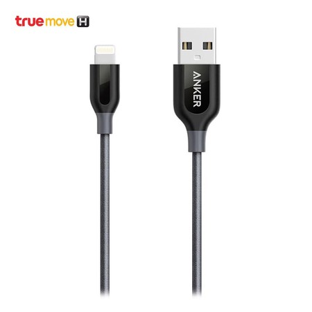Anker PowerLine+ Lightning สายชาร์จ 90cm (3ft) สีเทา