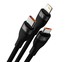 BASEUS CABLE FLASH2 One for three 100W,BK