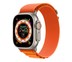 Apple Watch Ultra GPS+Cellular, 49mm, Titanium Case with Orange Alpine Loop, Size M