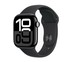 Apple Watch Series 10 GPS 46mm Jet Black Aluminium Case with Black Sport Band - S/M