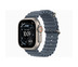 Apple Watch Ultra 3 GPS + Cellular 49mm Natural Titanium Case with Anchor Blue Ocean Band