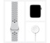 Apple Watch Series 6 GPS 44mm Silver Aluminum Case with Nike Sport Band - Pure Platinum/Black