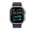 Apple Watch Ultra 2 Natural Titanium Case with Navy Ocean Band