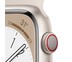 Apple Watch Series 8, Starlight Aluminium Case with Starlight Sport Band