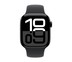 Apple Watch Series 10 GPS + Cellular 46mm Jet Black Aluminium Case with Black Sport Band - S/M