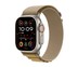 Apple Watch Ultra 2 Natural Titanium Case with Tan Alpine Loop - Medium