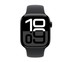 Apple Watch Series 10 GPS 46mm Jet Black Aluminium Case with Black Sport Band - S/M