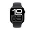 Apple Watch Series 10 GPS 42mm Jet Black Aluminium Case with Black Sport Band - S/M