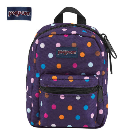 JanSport กระเป๋าเป้ขนาดเล็ก รุ่น JS0A32TT34A Lil Break - PRPL Spot-O-Rama