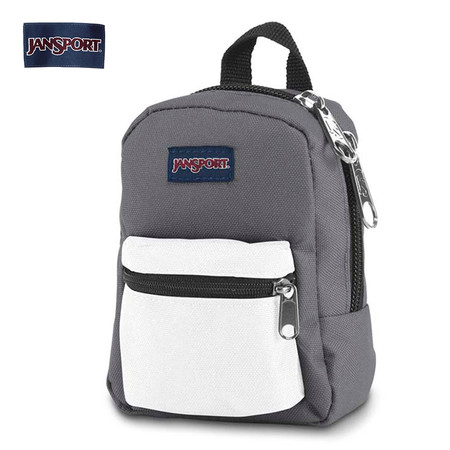 JanSport กระเป๋าเป้ขนาดจิ๋ว รุ่น JS0A32TT3J4 Lil Break - Shady Grey / White