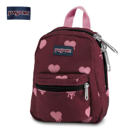 JanSport กระเป๋าเป้ขนาดเล็ก รุ่น JS0A32TT48X Lil Break - Russet Red Bldnghrts