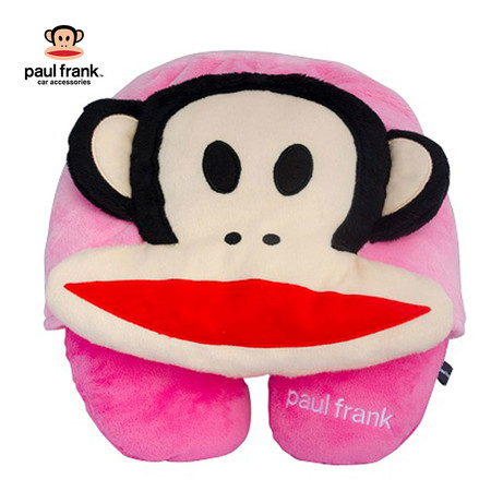 Paul Frank หมอนรองคอมีหมวก - สีชมพู