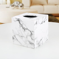 Orzer กล่องทิชชู่ ลายหินอ่อน ของแต่งบ้าน Tissue Box Luxury Marble Collection (ทิชชู่ม้วน)
