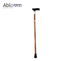 Abloom ไม้เท้า Aluminum Foldable Light Weight Cane (พับได้) - Brown