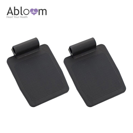Abloom อะไหล่ที่วางเท้า สำหรับรถเข็นผู้ป่วย 1 คู่ - สีดำ