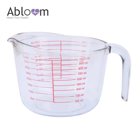 Abloom แก้วตวง ทนความร้อนสูง ขนาด 1000 มิลลิลิตร