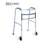 Abloom ที่หัดเดิน แบบมีล้อ Aluminum Foldable Walker with Wheels (พับได้) - Grey