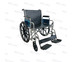 รถเข็นผู้ป่วย เหล็กชุบ พับได้ รุ่น Heavy Duty - สีดำ Heavy Duty Steel Wheelchair Black