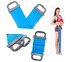 Pilates Band ยางยืดพิลาทิส พร้อมมือจับ Resistance Band with Handle (Blue)