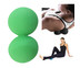 ลูกบอลนวด คลายกล้ามเนื้อ ทรงถั่ว (สีเขียว) Peanut TPE Massage Ball