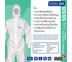 AMADA ชุดกันสารเคมี ชุด PPE สีขาว รุ่น 445 Disposable Protective Coverall สำหรับใช้ครั้งเดียว
