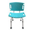 เก้าอี้อาบน้ำอลูมิเนียม มีพนักพิง Aluminum Shower Chair With Backrest - มีสีให้เลือก