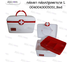กล่องยา ปฐมพยาบาล 2 ชั้น 2-Layer First Aid Kit Box Medicine Storage (มีไซส์ และ สีให้เลือก)