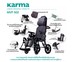 Karma รถเข็น อลูมิเนียม ปรับเอนได้ รุ่น MVP 502 Reclining Foldable Aluminum Wheelchair