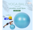 เเถมฟรีที่สูบลมลูกบอลโยคะ ลูกบอลออกกำลังกาย ขนาด 45 ซม. Yoga Ball Fitness Ball 45 cm.