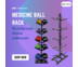 พร้อมส่ง ชั้นวางลูกบอลฟิตเนต ชั้นวางเมดิซินบอล (สีดำ) Medicine Ball Rack Fitness Ball Rack