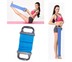 Pilates Band ยางยืดพิลาทิส พร้อมมือจับ Resistance Band with Handle (Blue)