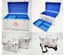 กล่องปฐมพยาบาล กล่องยา สีเงิน Portable First Aid Kit Storage Box with Shoulder Belt ( มีไซส์ให้เลือก)