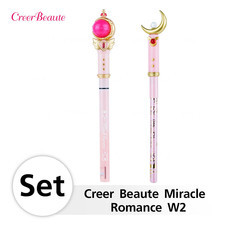 Creer Beaute Miracle Romance Set W2  (Cutie Moon Rod Liquid Eyeliner Black + Moon Stick pencil Black)