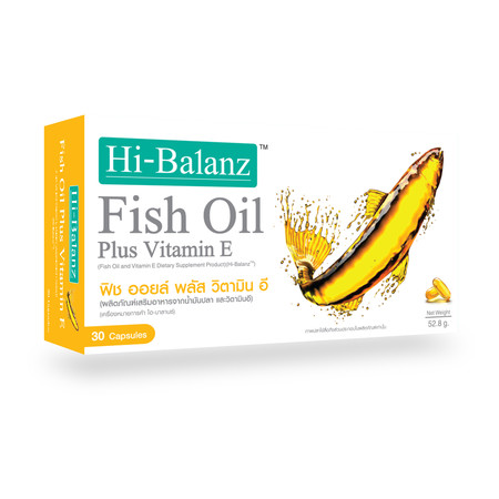 Hi-Balanz Fish Oil Plus Vitamin E (30 Caps)