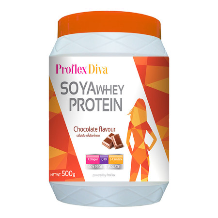 PROFLEX Diva SOYA WHEY PROTEIN Chocolate - 500 g