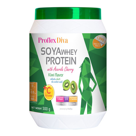 PROFLEX Diva SOYA WHEY PROTEIN Kiwi - 500 g