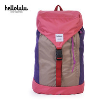 HELLOLULU กระเป๋าเป้ รุ่น BC-H80012-04 FRAN  Packable Backpack  25L - สี Almond / Pink