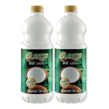 กะทิขวดอัมพวา 1000 มิลลิลิตร x 2 ขวด