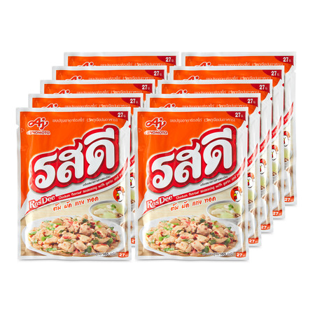 รสดี ผงปรุงรสไก่ ขนาด165 กรัม 10 ซอง