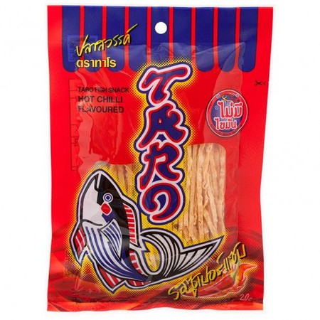 ทาโร่ ปลาสวรรค์ รสเผ็ดจัด 6 กรัม x 12 ซอง