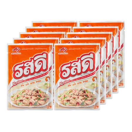 รสดี ผงปรุงอาหาร รสไก่ 75 กรัม x 10 ซอง